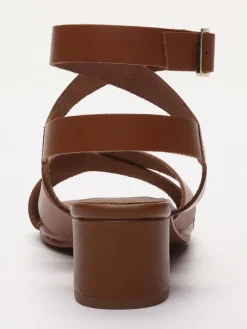 Leren haksandalen 