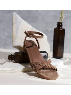 Leren haksandalen 