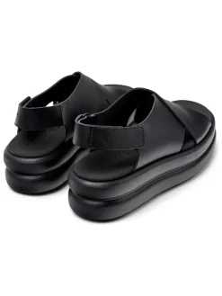Leren haksandalen "Pelotas Flota" zwart