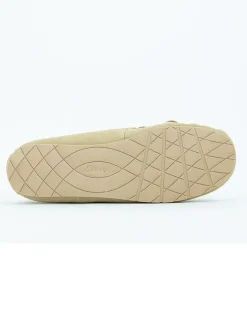 Leren mocassins beige