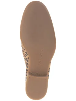 Leren mocassins beige/bruin