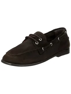 Leren mocassins 