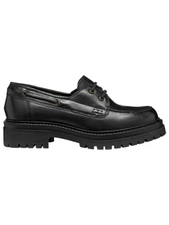 Leren mocassins "Iridea" zwart