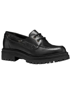 Leren mocassins 