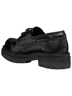 Leren mocassins 