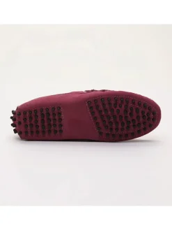 Leren mocassins 