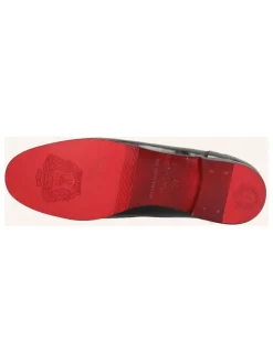 Leren mocassins 