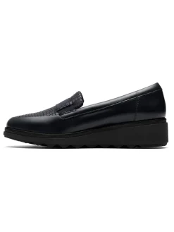 Leren mocassins "Sharon Pace" zwart