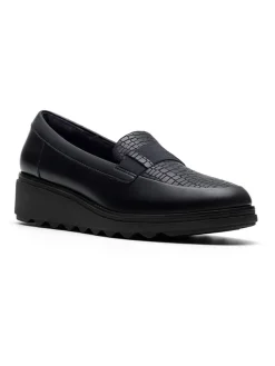 Leren mocassins 