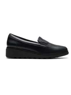 Leren mocassins 