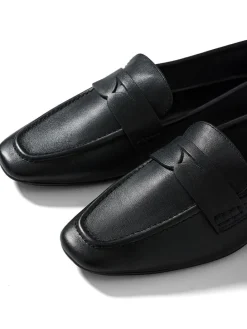 Leren mocassins zwart