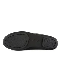 Leren pantoffels "Allato" zwart