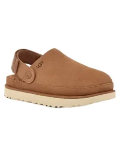 Leren pantoffels "Goldenstar" lichtbruin
