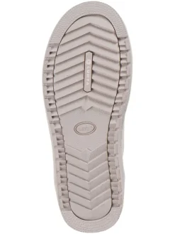 Leren pantoffels "Hupsu" crème
