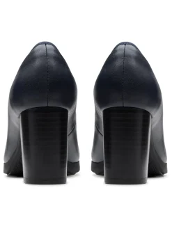 Leren pumps "Bayla Carly" donkerblauw