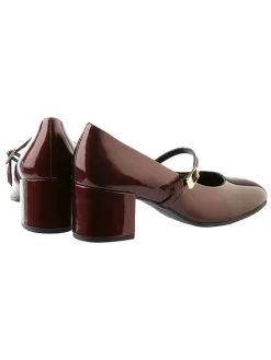 Leren pumps "Emely" bordeaux