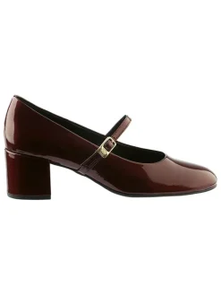 Leren pumps "Emely" bordeaux
