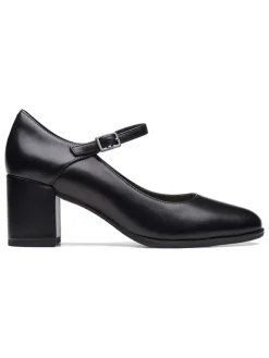 Leren pumps "Freva 55" zwart