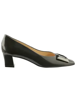 Leren pumps 