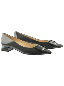 Leren pumps "Holly" antraciet