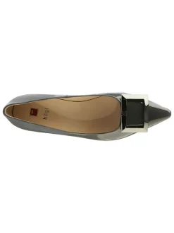 Leren pumps 