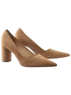 Leren pumps 