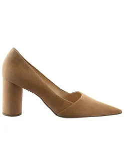 Leren pumps 