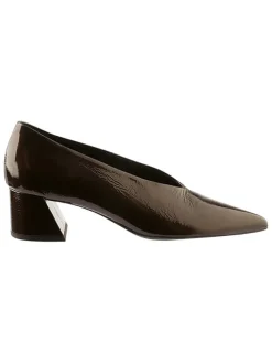 Leren pumps "Marie" bruin