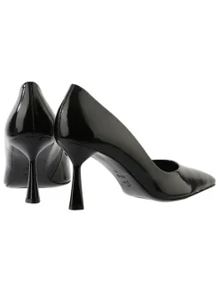 Leren pumps 