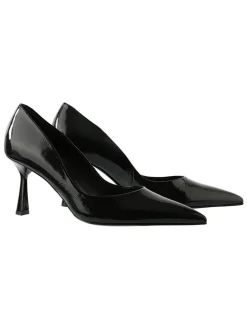 Leren pumps 