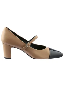 Leren pumps 