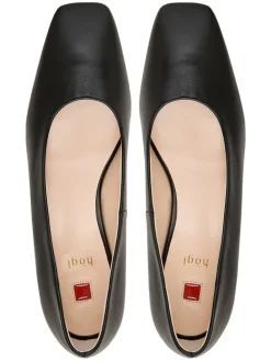 Leren pumps 