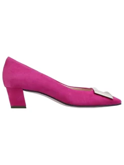 Leren pumps 