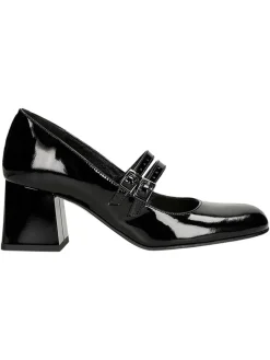 Leren pumps zwart