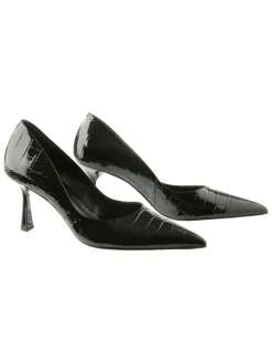 Leren pumps zwart