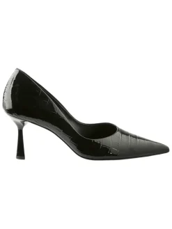 Leren pumps zwart