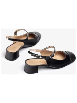Leren pumps zwart