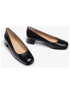Leren pumps zwart
