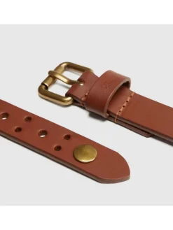 Leren riem bruin