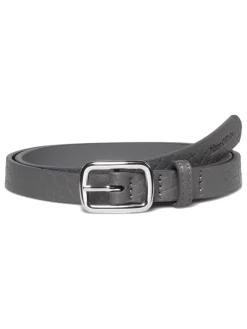 Leren riem grijs