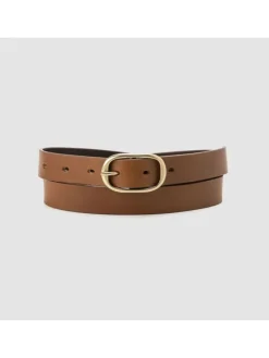 Leren riem lichtbruin