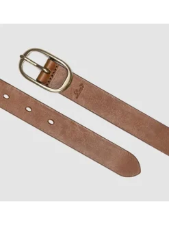 Leren riem lichtbruin
