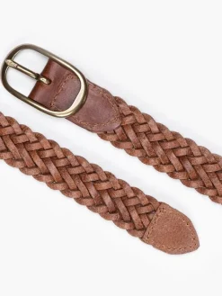 Leren riem lichtbruin