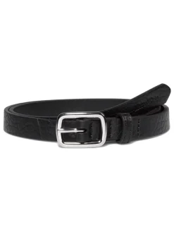 Leren riem zwart