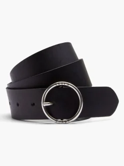 Leren riem zwart
