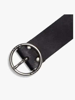 Leren riem zwart