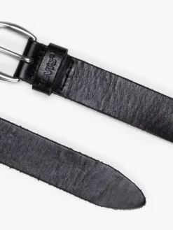 Leren riem zwart