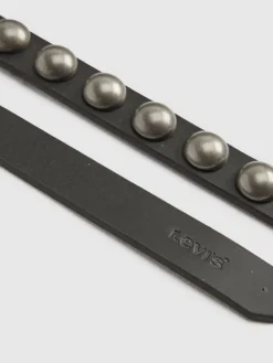 Leren riem zwart