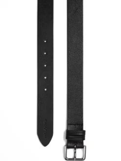 Leren riem zwart