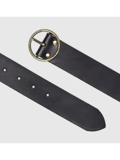 Leren riem zwart